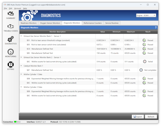 Скриншот программы OBD Auto Doctor 12